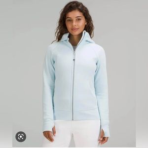 NEW Lululemon Scuba Full Zip Hoodie in Powder Blue